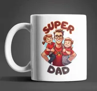 Super DAD Kaffeetasse Teetasse Tasse Geschenkidee Geschenk