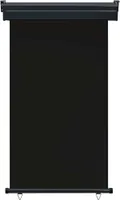 vidaXL Balkon-Seitenmarkise 105x250 cm Schwarz