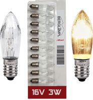 16V/3W Glühbirne Spitzkerze Topkerze 10 Stück