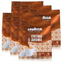 Lavazza Crema E Aroma 18 Kaffeepads 125g (6er Pack)