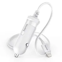 Hama Lightning Handy, Smartphone White Zigarettenanzünder Zigarettenanzünder Auto