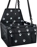 Auto Transportbox für Hunde - Schwarz - Hundebox - Faltbar - Sicher - Ideal für Reisen