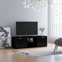 100CM TV-Glasaufsatz Monitor LCD Aufsatz Bildschirm Erhöhung TV-Tisch Schwarz 