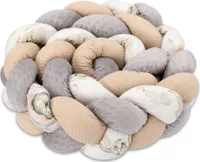Kuschelkissen Kinder Kissen Deko 150 cm - flauschig Dekokissen Kinderzimmer Kinderkissen Zierkissen geflochten Elefant