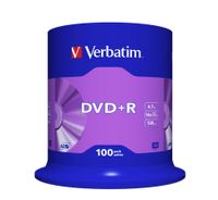 Verbatim DVD+R 16x 100er Spindel