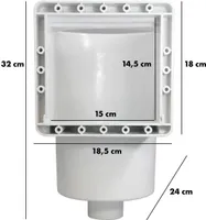 mediPOOL Einbauskimmer-Set