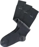 H.I.S. Kniestrümpfe 3 er-Pack 3x schwarz Größe 47-48