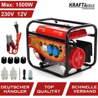 Kraft&Dele elektrocentrála 1500W 12V/230V KD110
