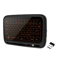 H18 + 2,4 GHz Drahtlose Tastatur Voll Touchpad Hintergrundbeleuchtung Tastatur mit Gro?en Touchpad Fernbedienung fš¹r Smart TV Android TV Box PC Laptop