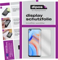 2x Schutzfolie für Oppo Reno4 Z 5G klar Displayschutzfolie Folie Display Schutz dipos