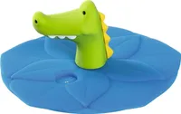 LEONARDO Trinkglasdeckel Bambini Krokodil blau