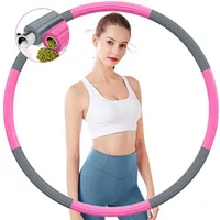 Relaxdays Cercle Cerceau Hula Hoop, Ø 90 cm, Acc…