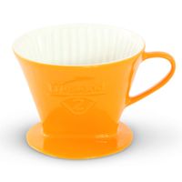 Porzellan Kaffeefilter Gr. 2 Safrangelb