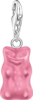 Thomas Sabo 2193-017-9 Silberner Charm Goldbären Anhänger in Pink Damen