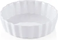 Tortenform Ø 10 cm weiß, Porzellan Tarteform