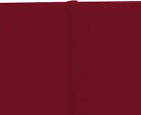 vidaXL Wandpaneele 12 Stk. Weinrot 90x15 cm Samt 1,62 m²
