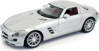 Maisto 31389 - Modellauto - Mercedes SLS AMG (silber, Maßstab 1:18)