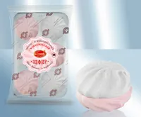 Zefir mit Vanille -Erdbeergeschmack 310g