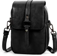 Mofut Umhängetasche Vintage Umhängetasche für Damen Kleine Schultertasche Handtasche, Messenger Bag Handytasche mit 2 Haupttaschen & Kopfhörerloch