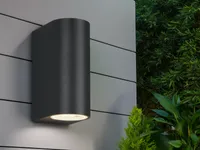 Trio Leuchten Außen-Wandleuchte Roya GU10 anthrazit Up- & Downlight