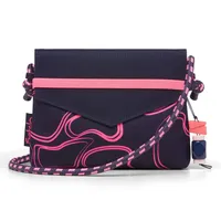 satch Umhängetasche satch Clutch Pink Sup schwarz neonpink