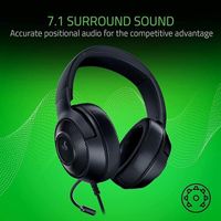 Razer Kraken X Lite Kopfhörer Kabelgebunden Kopfband Gaming Schwarz