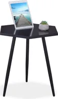 relaxdays Beistelltisch mit Tablet Halter
