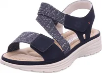 Rieker Damen Keilsandaletten 31504-36, 31504-37, 31504-38, 31504-39, 31504-40, 31504-41, 31504-42, 31504-43 RIE-V8574 schwarz 42 [Schuhe Frau]