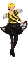 Bienen-Kostüm Zubehör-Set Flügel und Haarreif für Damen