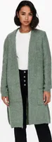 ONLY ONLY Damen Lange Strickjacke ONLJADE Cardigan Casual Mantel Gerippt Größe: XS