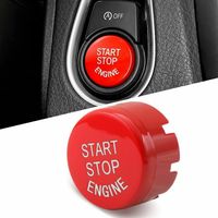 Start Stop Knopf Rot Abdeckung Passend zu BMW F20 F21 F30 F31 F10 F11 X2 X3