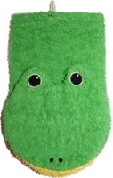Fürnis Waschlappen mit lustigen Tiermotiven Gross 100% Bio Baumwolle GOTS 551 Frosch