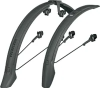 SKS GERMANY VELOFLEXX 65 SET 29'' zestaw błotników (błotnik do rowerów górskich i miejskich, do opon o szerokości 52 - 60 mm, regulowany adapter ramy, w tym zapięcia na rzepy i gumowe paski)
