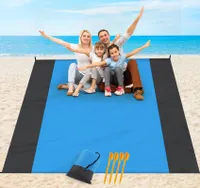 Picknickdecke stranddecke 210 x 200 cm, Strandmatte wasserdichte, Sandabweisend Ultraleicht Matte für den Strand, Übergroße Campingmatte Travel für 4-6 Person