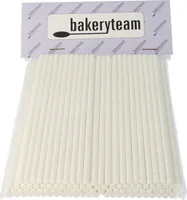 bakeryteam Papierstiele für Cake Pops oder Lutscher 15cm / 100 Stück