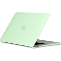 Mobigear Cream Matte - Apple MacBook Air 13 Zoll (2018-2020) Hardcase Hülle MacBook Case - Grün