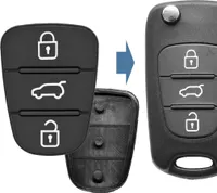 2X Auto Schlüssel Funk Fernbedienung Tastenfeld 3 Tasten kompatibel mit Hyundai/Kia