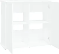 vidaXL Stojak pod akwarium biały 81x36x73 cm Materiał drewnopochodny