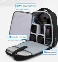 Batohy na fotoaparáty pro fotografy, batoh na fotoaparát, batoh na fotoaparát, fotografický batoh, brašna na fotoaparát, velkokapacitní batoh na fotoaparát