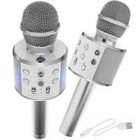 BLOW Karaoke mikrofón WS-858 SILVER