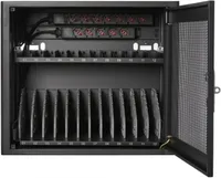 V7 CHGSTA12AC-1E - Wagen zur Verwaltung tragbarer Geräte - Schwarz - Flur - Wand - 3,5 cm - 34,9 cm - 27,2 cm