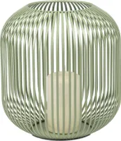 Windlicht Wili Stäbe in Kugelform H. 28cm grün aus Metall Formano F25