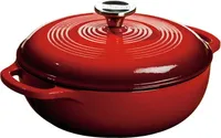 Emaillierter Topf aus Gusseisen - rot 2,8 l / Lodge