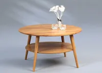 Couchtisch Stella in braun - Wildeiche massiv ge”lt - Holz, 80 x 80 x 45 cm