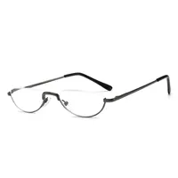 Herren Damen Lesebrille Halbmondform Leser +2,0
