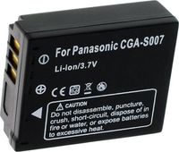 TRX Batterie Panasonic/ 1000 mAh/ für CGA S007E/ DMW-BCD10/ CGR-S007/ DMWBCD10/...