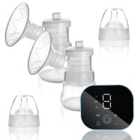 Elektrische Doppel Milchpumpe Laktation Babymilch abpumpen Baby Muttermilch 