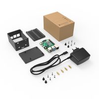 Raspberry Pi 4 Model B 4GB Kit inkl. Gehäuse, Netzteil und Kühlkörpern