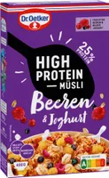Dr. Oetker High Protein Beeren & Joghurt Müsli mild im Geschmack 400g