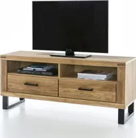 TV-Lowboard TV-Kommode Klara Wildeiche geölt Teilmassiv